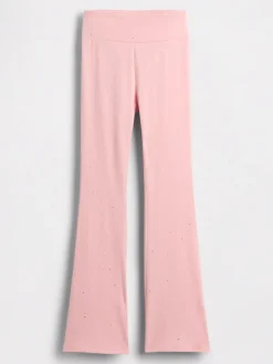 Uitlopende leggings lichtroze