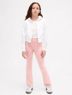 Uitlopende leggings lichtroze