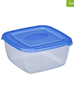 Vershouddoos transparant/blauw - (B)14,5 x (H)7,1 x (D)14,5 cm