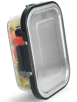 Vershouddoos zilverkleurig/zwart - 640 ml