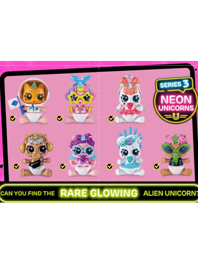 Verzamelfiguur "Newborn Unicorn Glow Squad" (verrassingsprodukt) - vanaf 3 jaar
