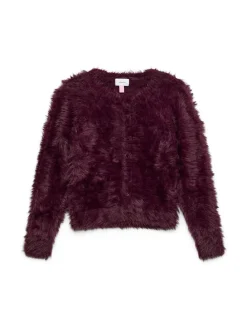 Vest "Fluffy" bordeaux