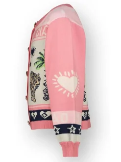Vest lichtroze/beige
