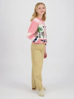 Vest lichtroze/beige