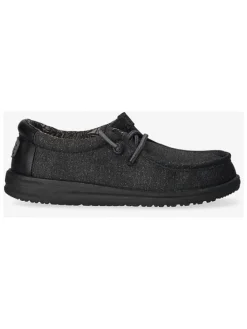 Veterschoenen zwart