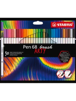 Viltstiften "Pen 68 brush - ARTY" - 30 stuks