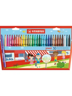 Viltstiften "STABILO Power" - 30 stuks