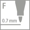 Viltstiften "STABILO Trio A-Z" - 30 stuks