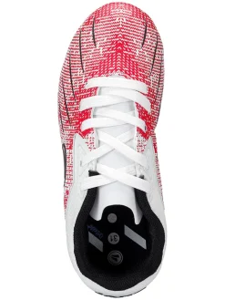 Voetbalschoenen voor gras "Vini" wit/rood