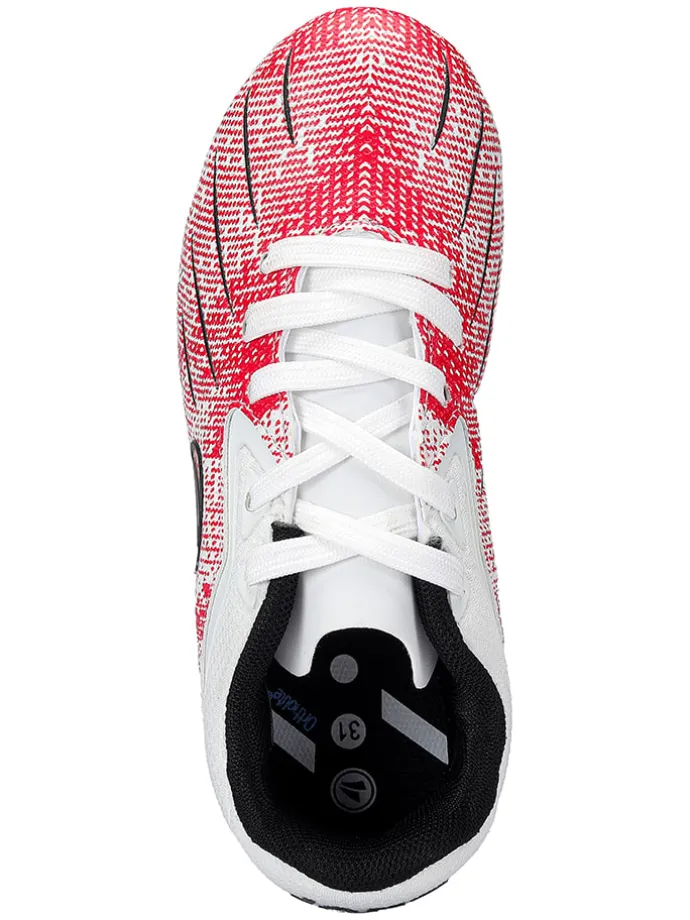 Voetbalschoenen voor gras "Vini" wit/rood