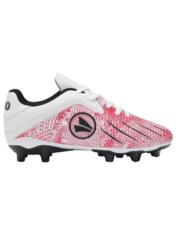 Voetbalschoenen voor gras "Vini" wit/rood