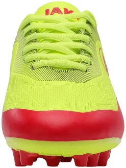 Voetbalschoenen voor (kunst)gras "Twist" geel/rood