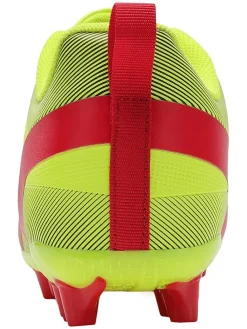 Voetbalschoenen voor (kunst)gras "Twist" geel/rood