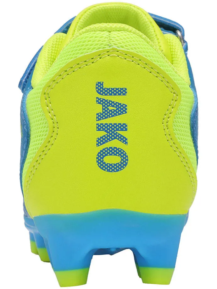 Voetbalschoenen voor (kunst)gras "Course" blauw/geel