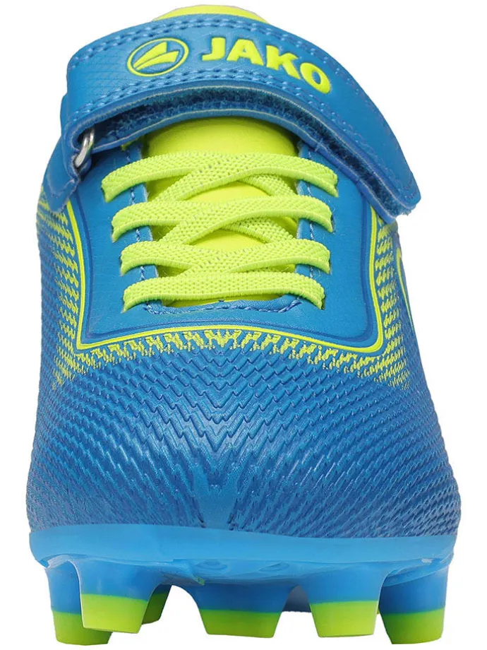 Voetbalschoenen voor (kunst)gras "Course" blauw/geel