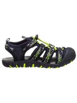 Wandel-enkelsandalen "Sahiph" donkerblauw/geel