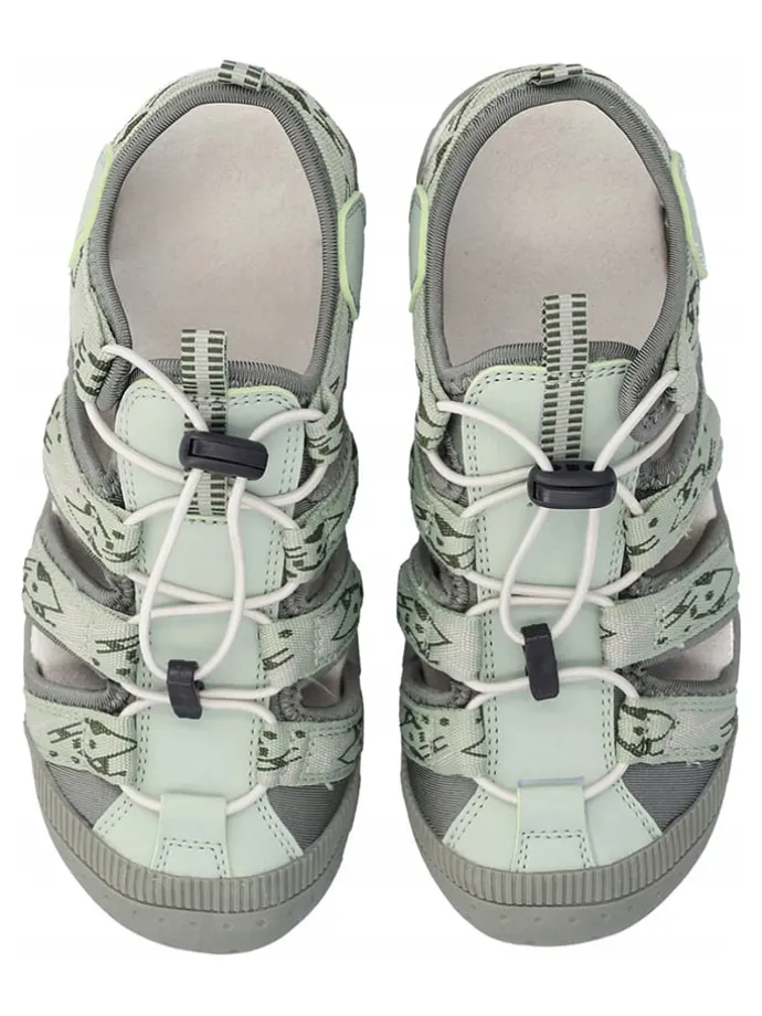 Wandel-enkelsandalen "Sahiph" grijs/mintgroen