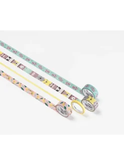 Washi tape "Wildlife" meerkleurig - vanaf 6 jaar