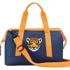 Weekendtas "Allrounder XS" donkerblauw/oranje - (B)27 x (H)21 x (D)12 cm