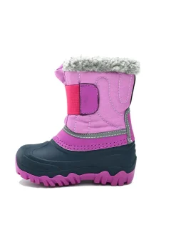 Winterboots "Bumble" roze/donkerblauw