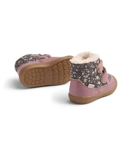 Winterboots lichtroze/antraciet