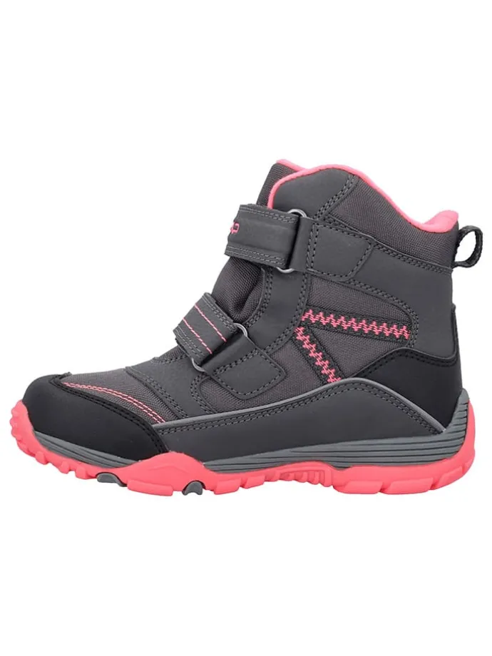 Winterboots "Pyry" grijs/roze