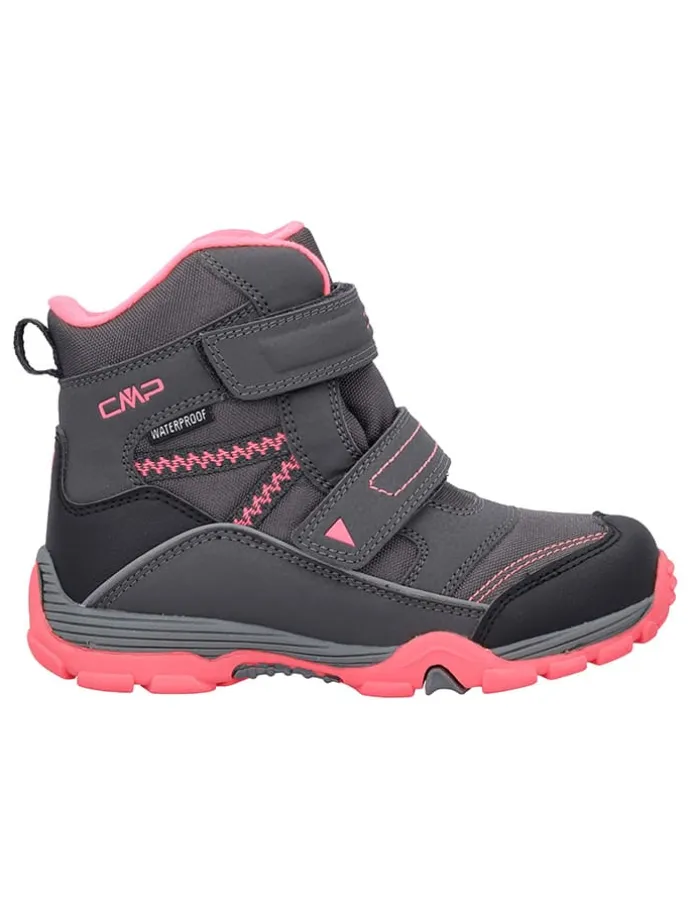 Winterboots "Pyry" grijs/roze