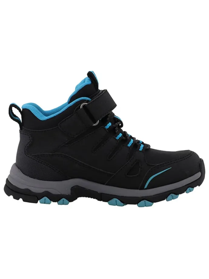 Winterboots "Raimond" zwart/lichtblauw