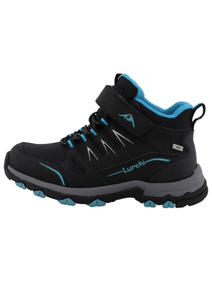 Winterboots "Raimond" zwart/lichtblauw