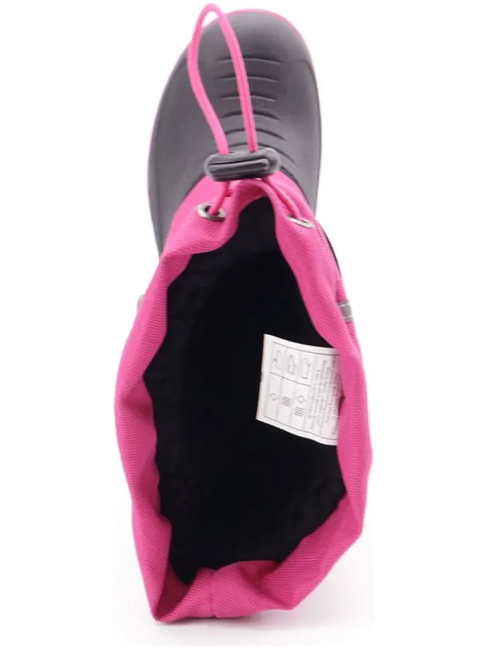 Winterboots roze/donkerblauw