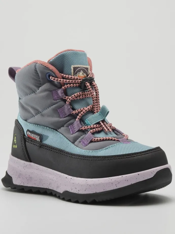 Winterboots "Stormymid2" grijs/lichtblauw