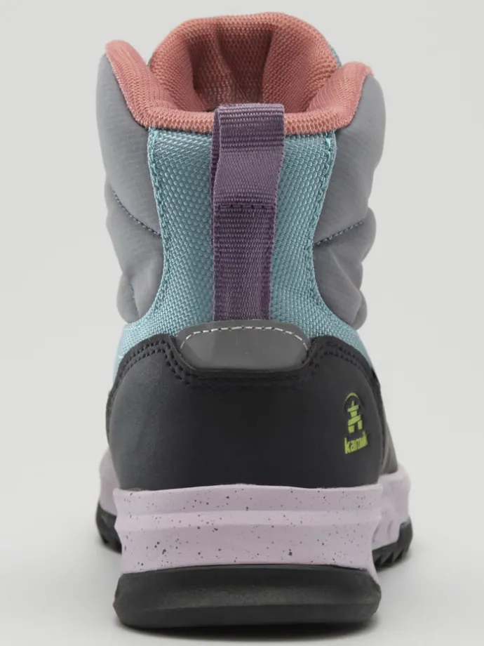 Winterboots "Stormymid2" grijs/lichtblauw