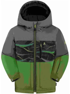 Winterjas "Crosby" groen/grijs
