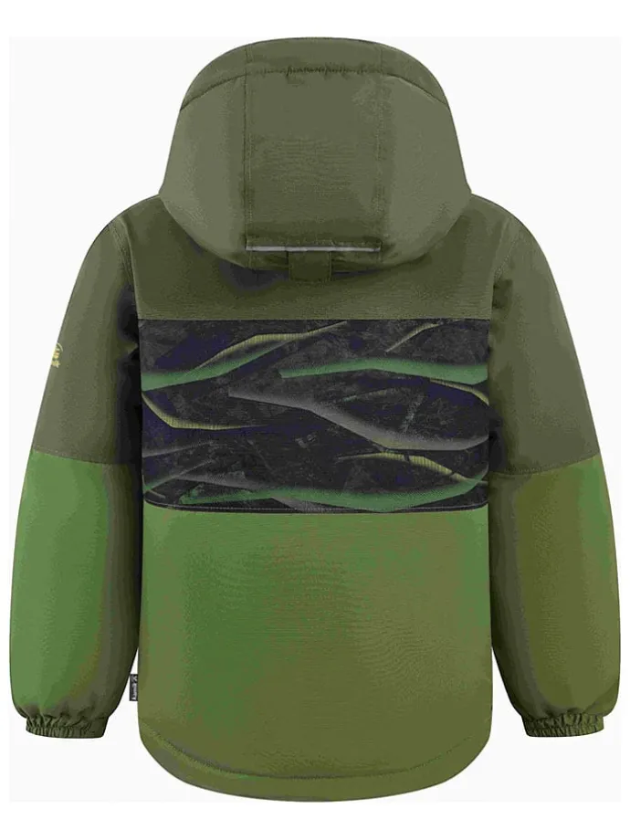 Winterjas "Crosby" groen/grijs