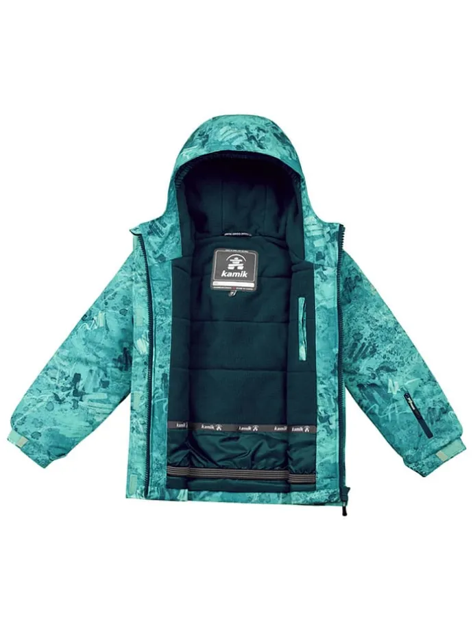 Winterjas "Deva" turquoise
