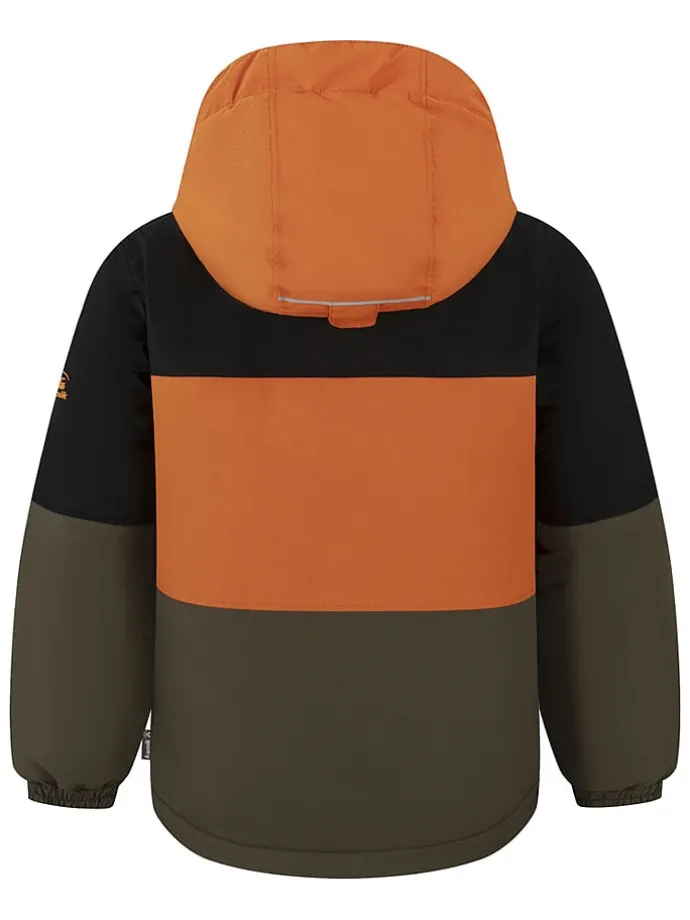 Winterjas "Gideon" oranje/zwart/kaki