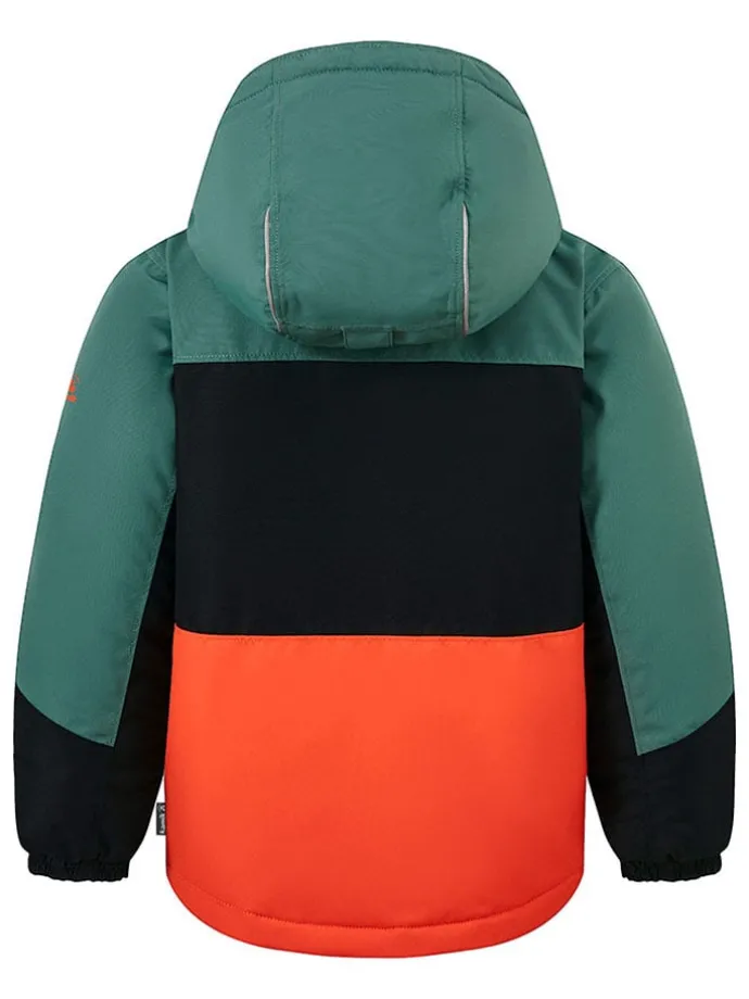 Winterjas ''Koda'' groen/oranje