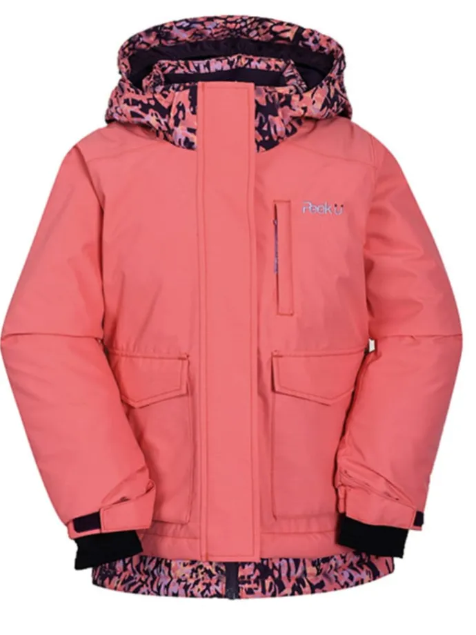 Winterjas "Naomi" koraalrood
