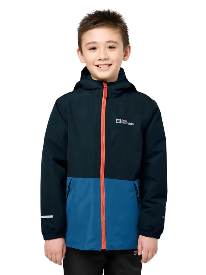 Winterjas "Snowy Days" donkerblauw/blauw