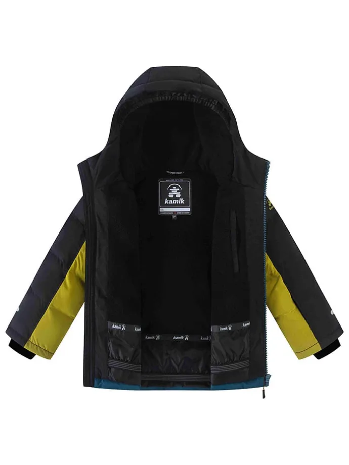 Winterjas ''Tucker'' zwart/blauw