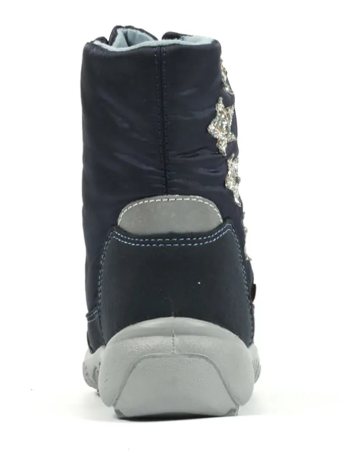 Winterlaarzen "Husky" donkerblauw