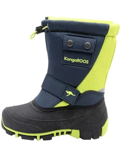 Winterlaarzen "Kanga-Bean II" donkerblauw/groen