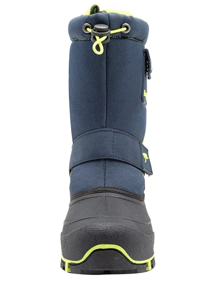 Winterlaarzen "Kanga-Bean II" donkerblauw/groen