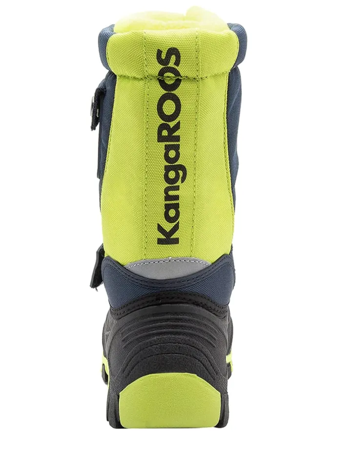 Winterlaarzen "Kanga-Bean II" donkerblauw/groen