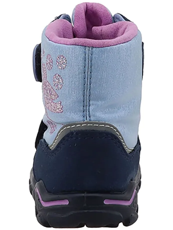 Winterlaarzen "Kijana" donkerblauw/lichtblauw