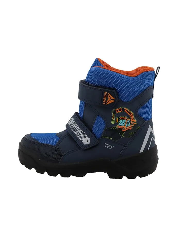 Winterlaarzen "Kostja" blauw/donkerblauw