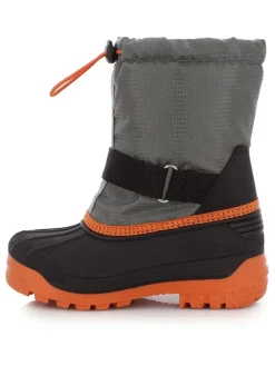 Winterlaarzen "Logan" grijs/oranje