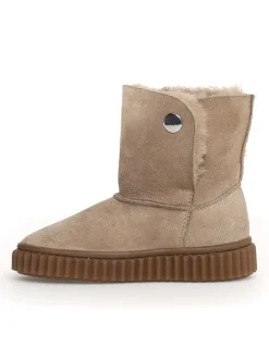 Winterlaarzen met lamsvacht "Pemmy" beige