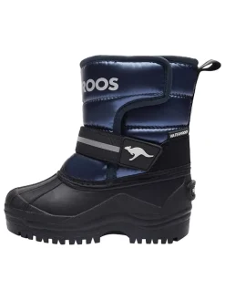 Winterlaarzen "Shell" zwart/donkerblauw