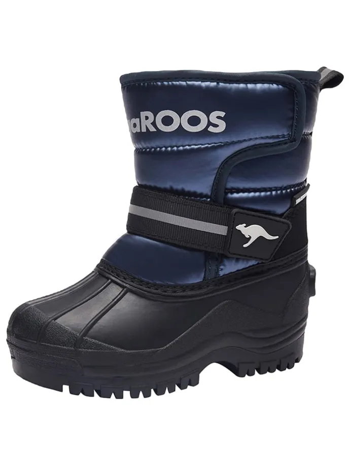 Winterlaarzen "Shell" zwart/donkerblauw